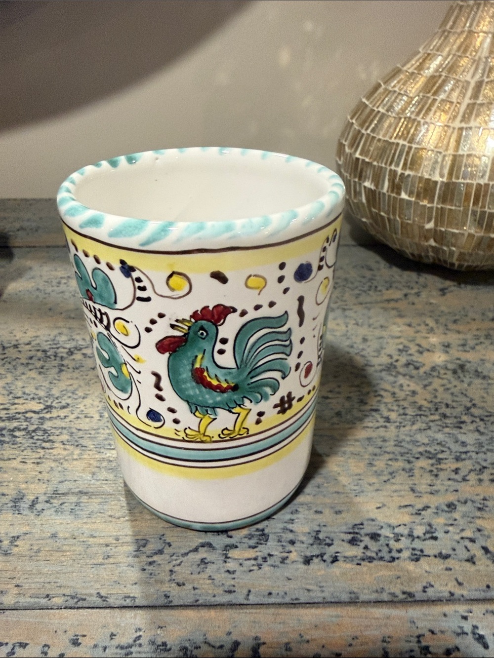 L’Antica Di Deruta Italian Pottery Cup